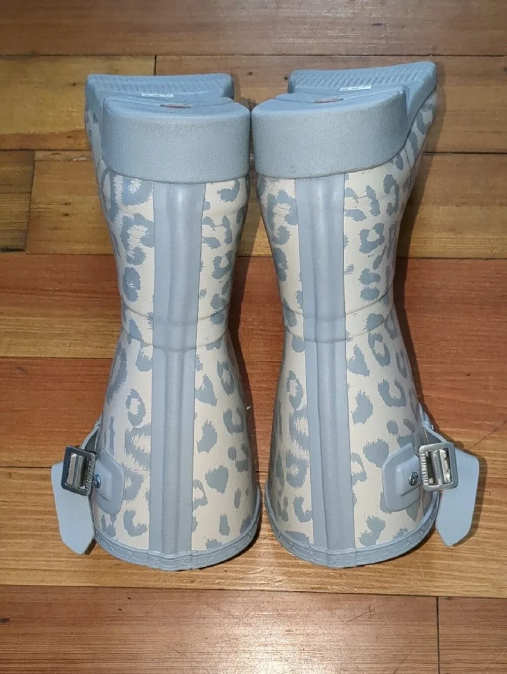 HUNTER - SIZE 10 - LEOPARD Short Rain Boots - **READ DESCRIPTION**